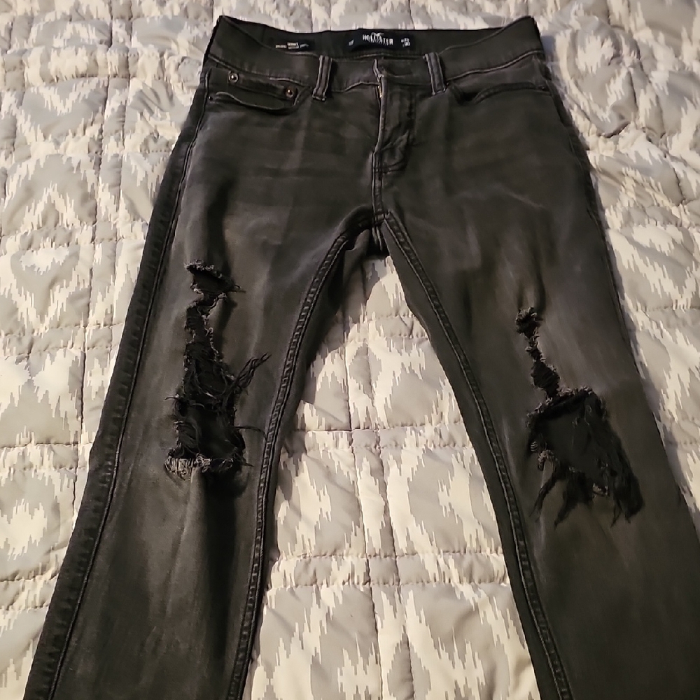 Hollister Dark Gray Skinny Jeans